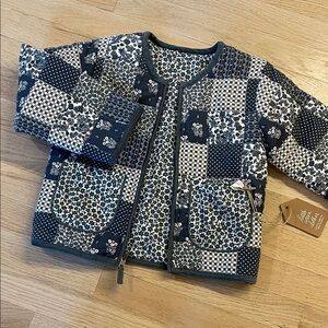 Reversible kids quilt jacket